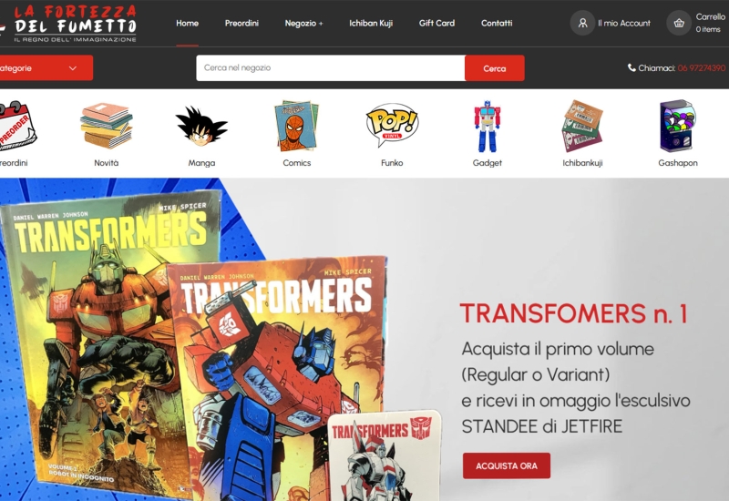 Sito La Fortezza del Fumetto